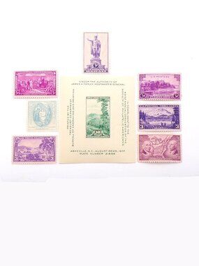 1937 United States Commemorative Stamp Year Set
